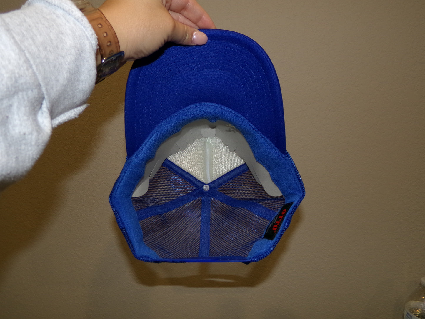 Red white & blue trucker hat