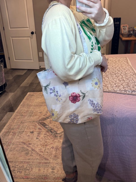 Floral market bag