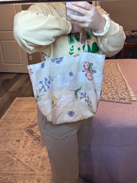 Floral market bag