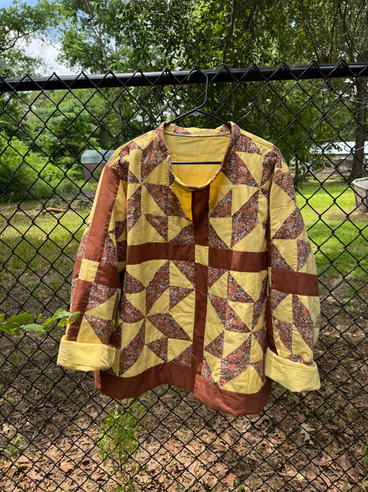 Vintage Quilt Pullover