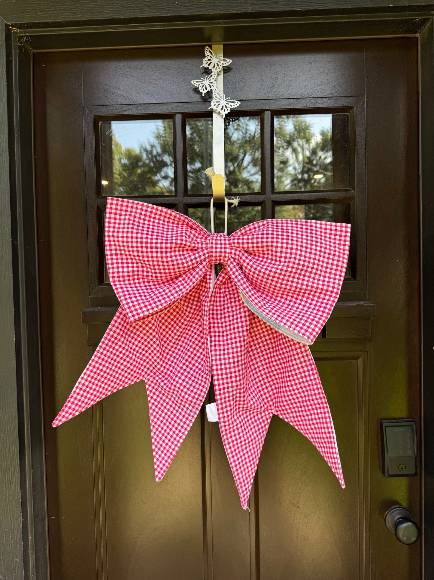 Reversible quilted bow