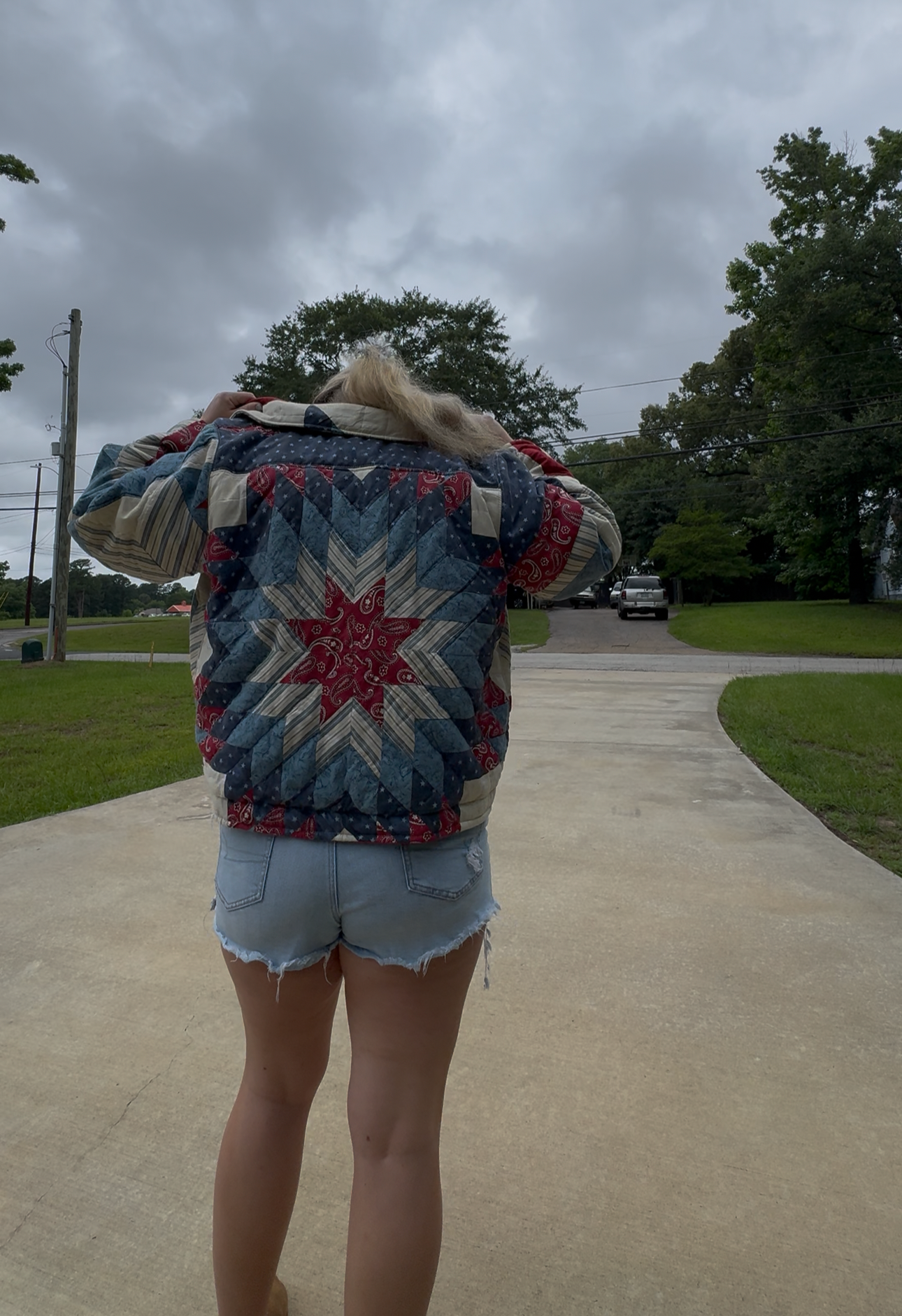 USA quilt coat!