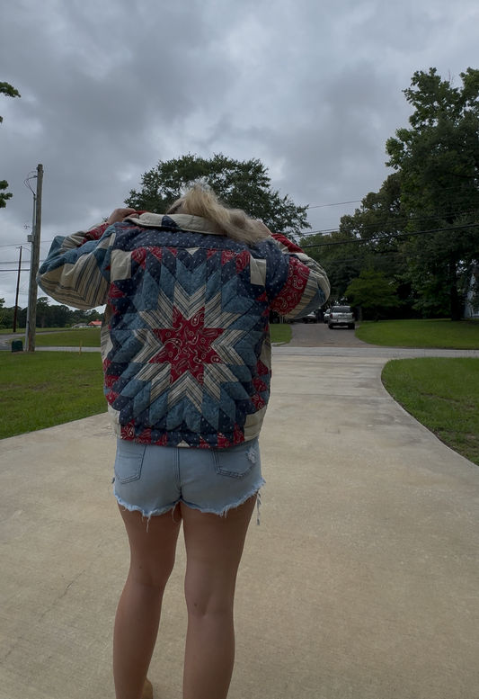 USA quilt coat!