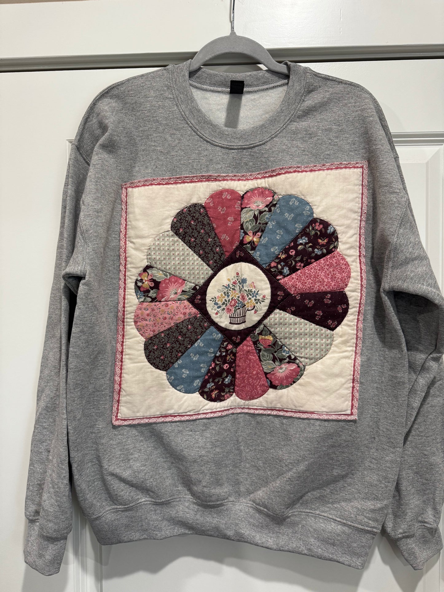 Quilted sweatshirt