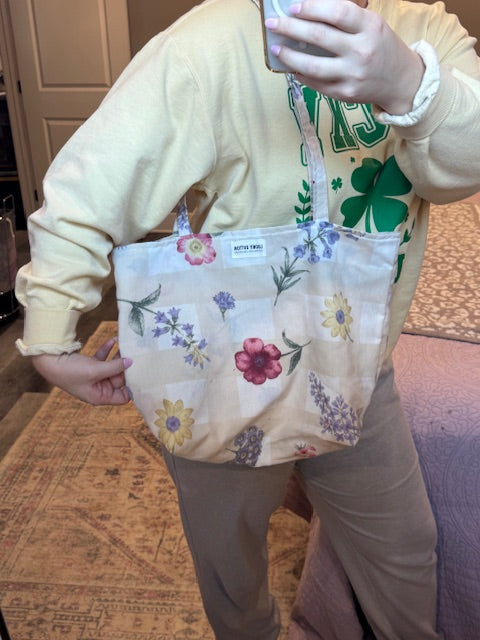 Floral market bag