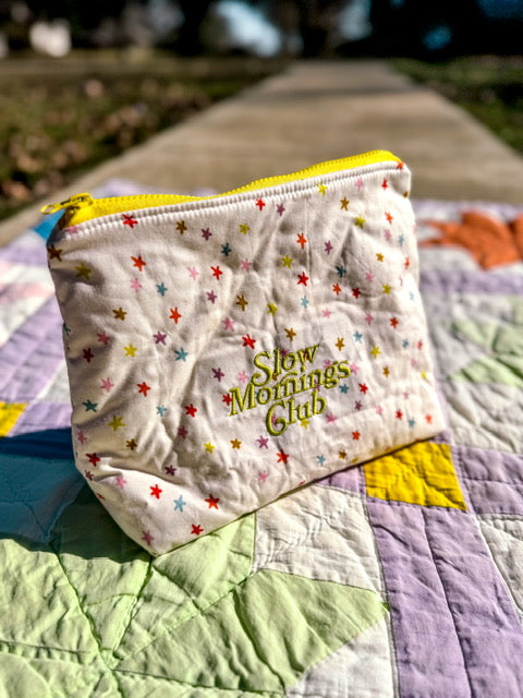 Slow mornings club bag