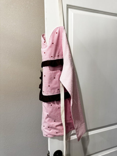 Heart boobie apron
