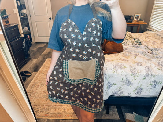 Duck boobie apron