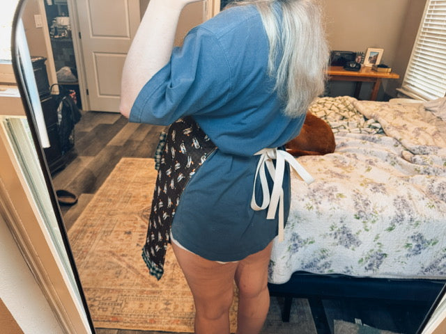 Duck boobie apron